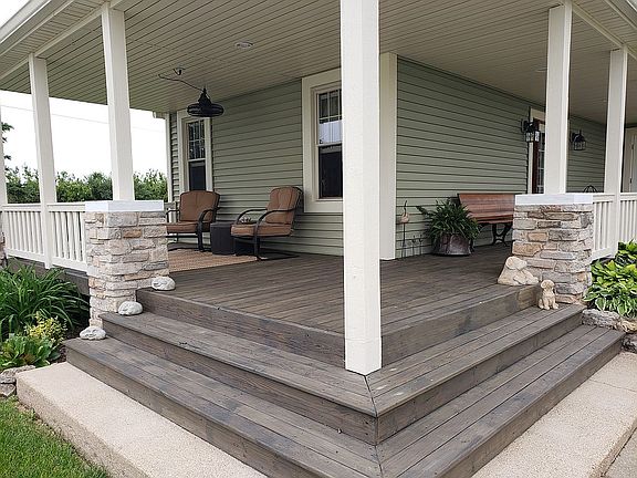 Wrap around front porch