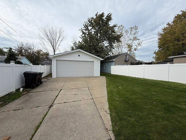 Garage/part of the backyard