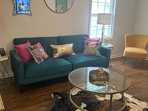 Living room with furniture