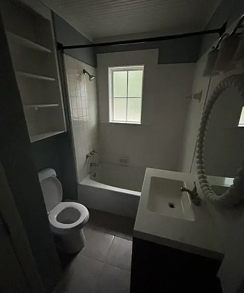 Hall bath storage and linen closet (can't see on left)