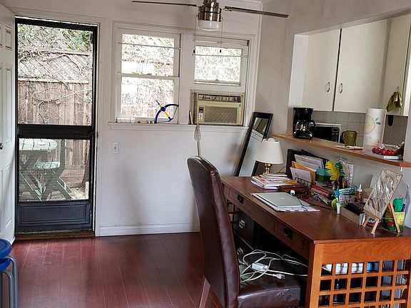 View of back PRIVATE PATIO, from Front