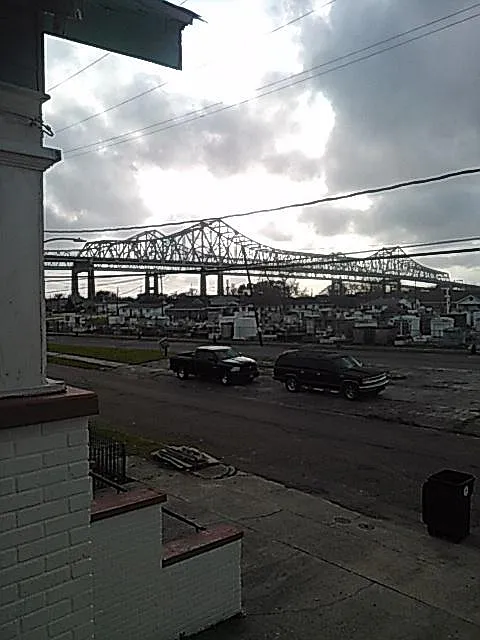 this is the view from your front porch the Crescent City Connection