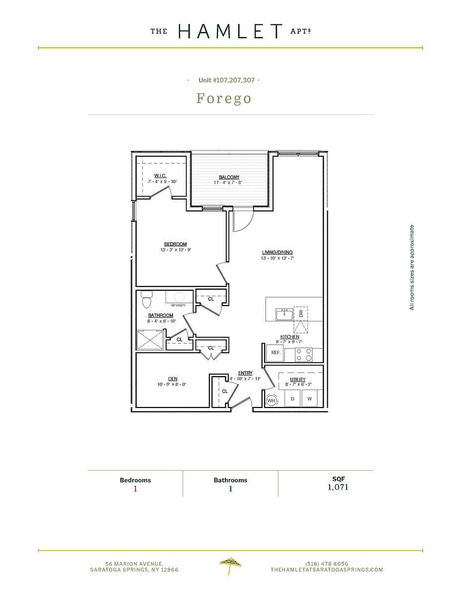 Floor plan Forego
