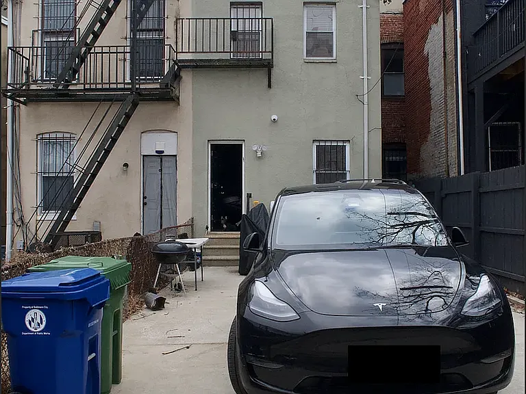 Back Driveway with EV super Charger