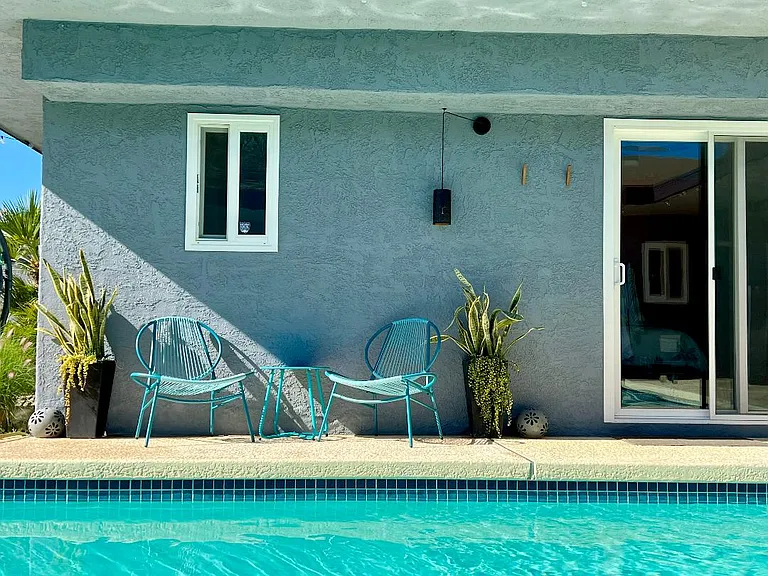 Pool courtyard