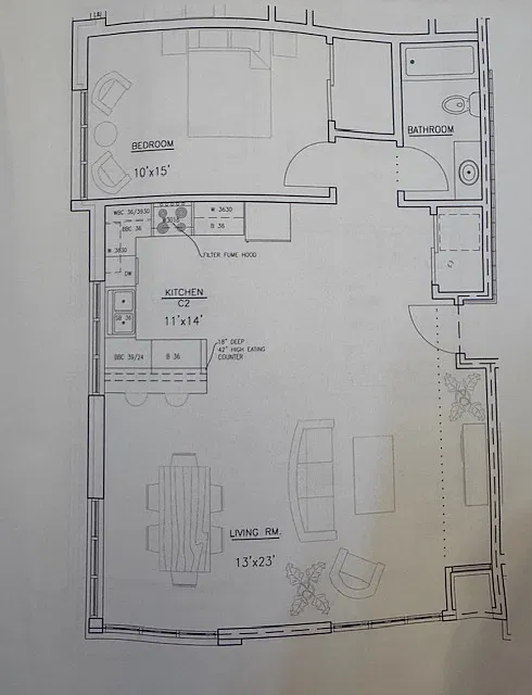 Floor plan Two Bedroom