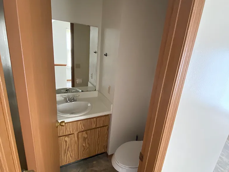 First floor; 1/2 bath