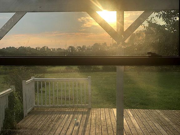 View from kitchen sink