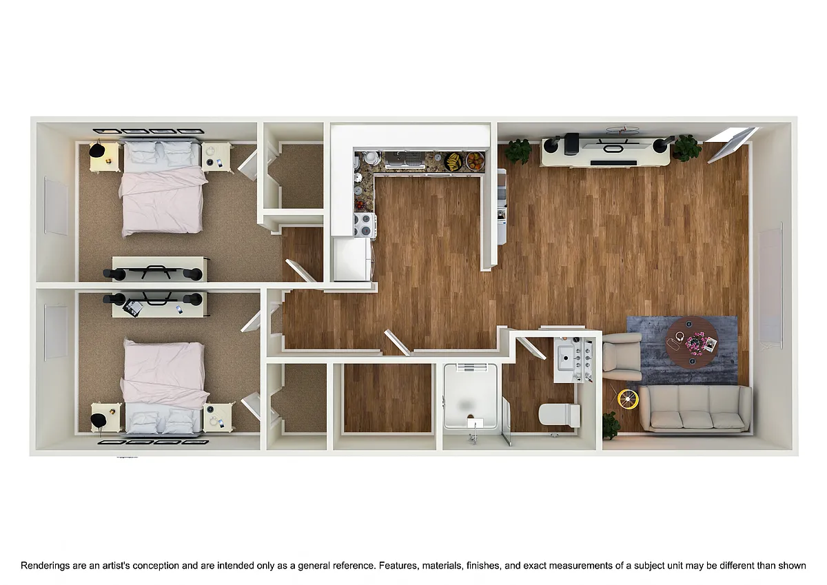 Floor plan Beaumont B1