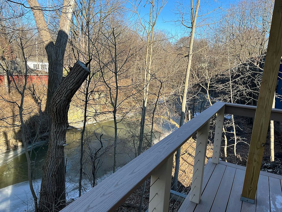 deck view, winter