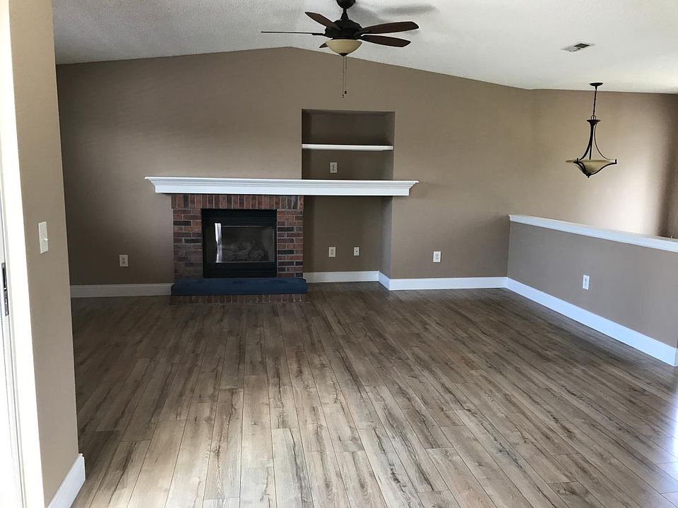newly flooring on the living room