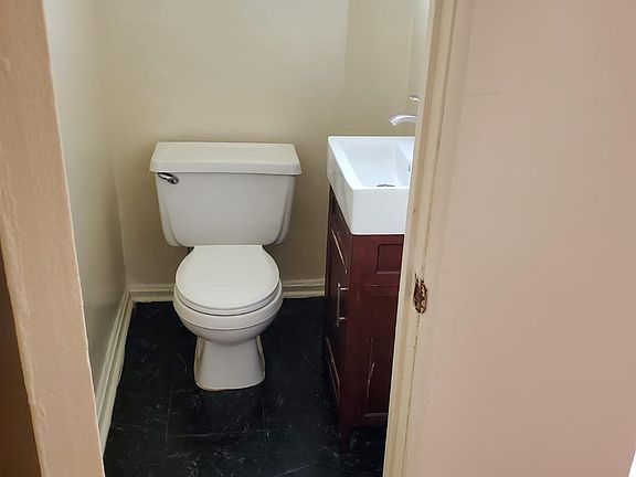 First floor powder room
