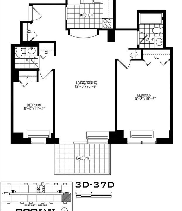 1st image of 330 E 39th St #23D/$