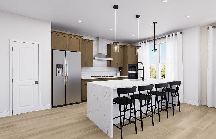 Spacious Kitchen with Expansive Island
