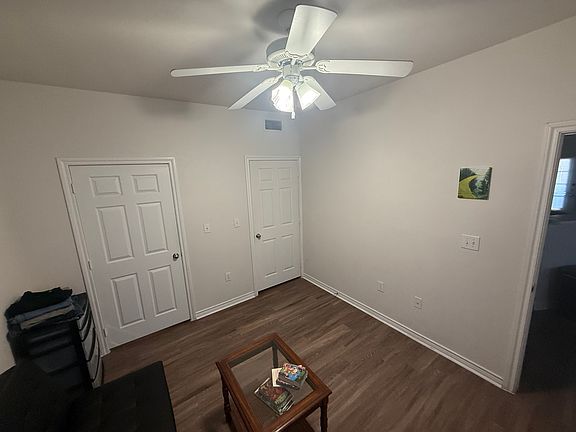 Bedroom (back door is Jack and Jill Bathroom)