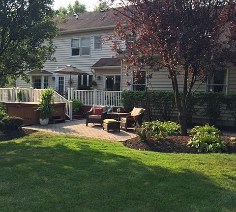 Backyard view