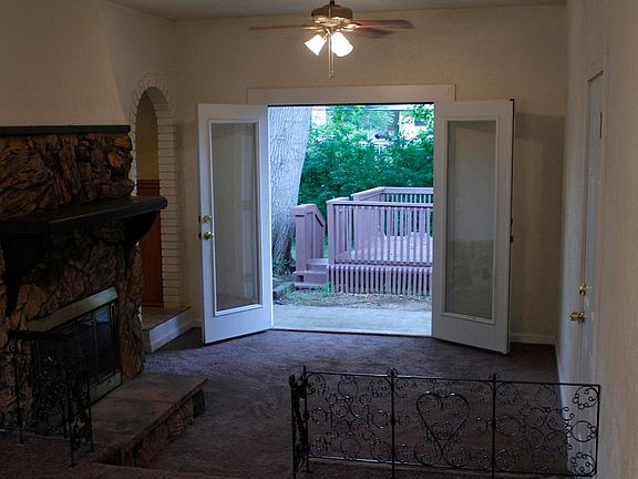 Fireplace/Dining Room/Deck