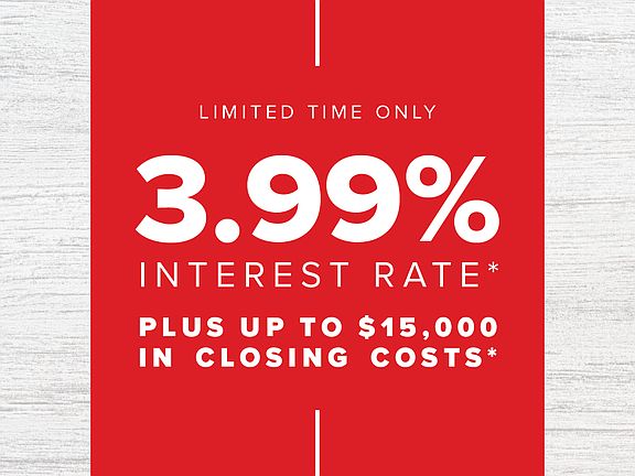 3.99 INTEREST RATE LIMITED TIME