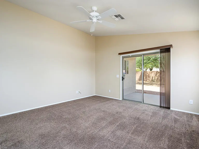 Family room patio door