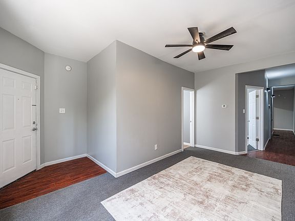 Living room entry and hallway area