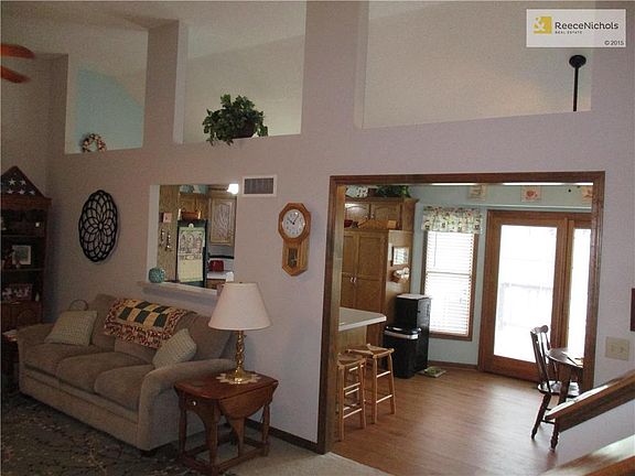 Take a look at the character of the vaulted ceiling cutouts as you walk toward the kitchen and break