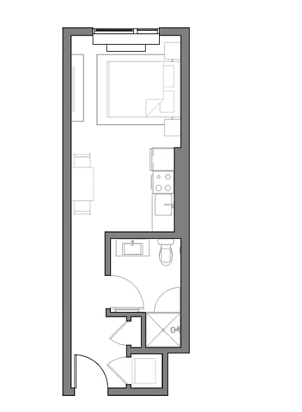 Floor plan Studio