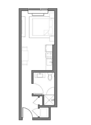 Floor plan Studio