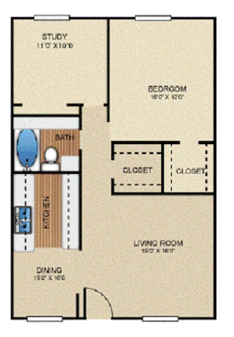 Floor plan B1