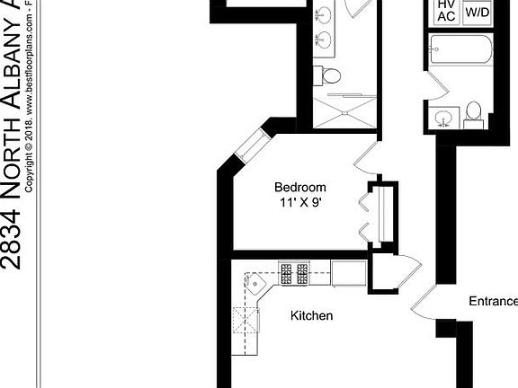 3rd image of 2834-36 N Albany Ave #2834G