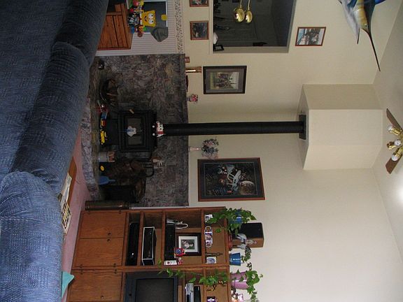 High ceilings in living room