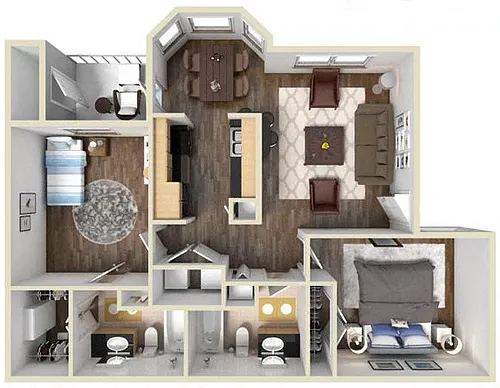 Floor plan B1