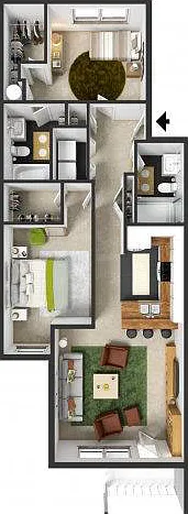 Commons at Hawthorn Village Apartments — Photo 51