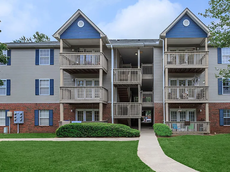 Private Patio/Balcony - Ashley Oaks Apartment Exterior