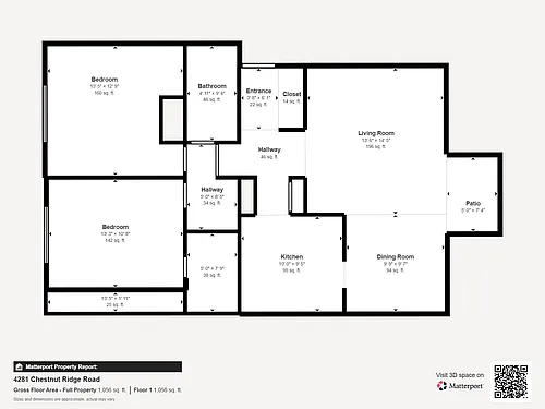 Floor plan 2 Bedroom 2 Bathroom