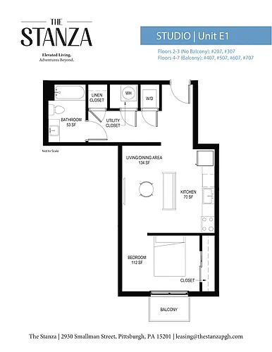Floor plan Unit Type E1