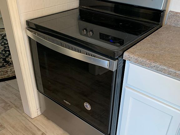 Stainless steel Stove.