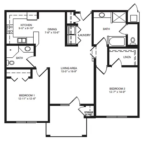 Floor plan Trailview Riviera