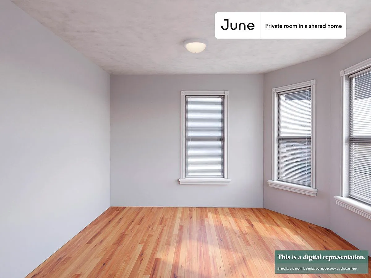 Queen bedroom in 6 bed/2 bath home in Allston #1235 A — Photo 3