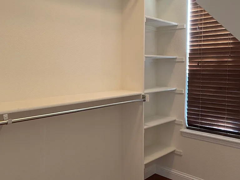 Master bedroom walk-in closet