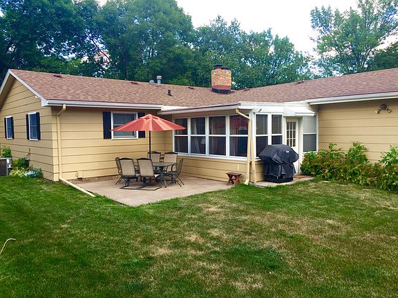 Back yard patio & sunroom