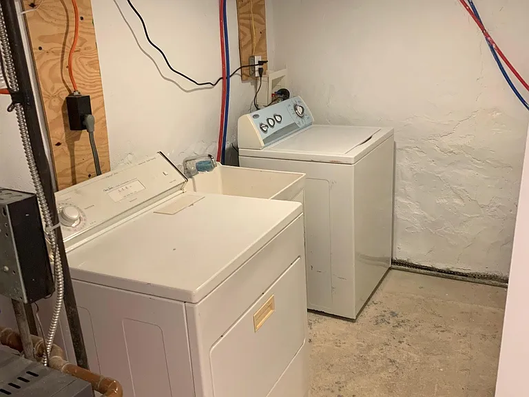 In-unit laundry with utility sink