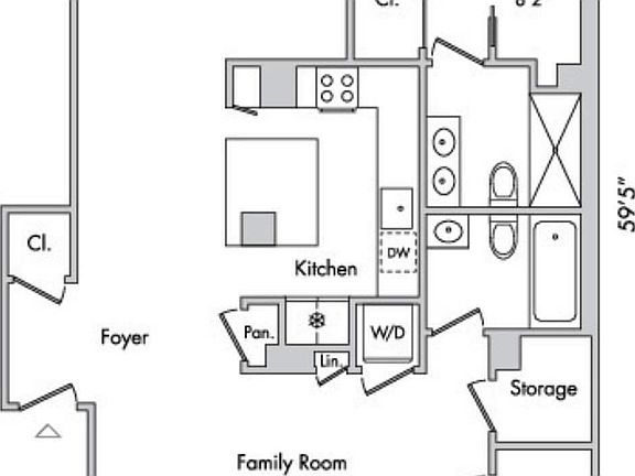 2nd image of 303 Greenwich St #5AB