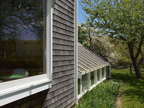 Greenhouse in the back