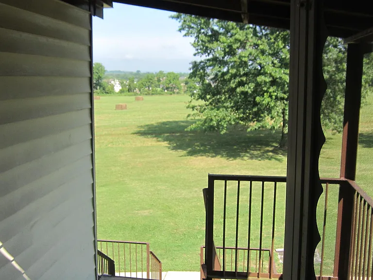 Apt #10 View from porch to open fields