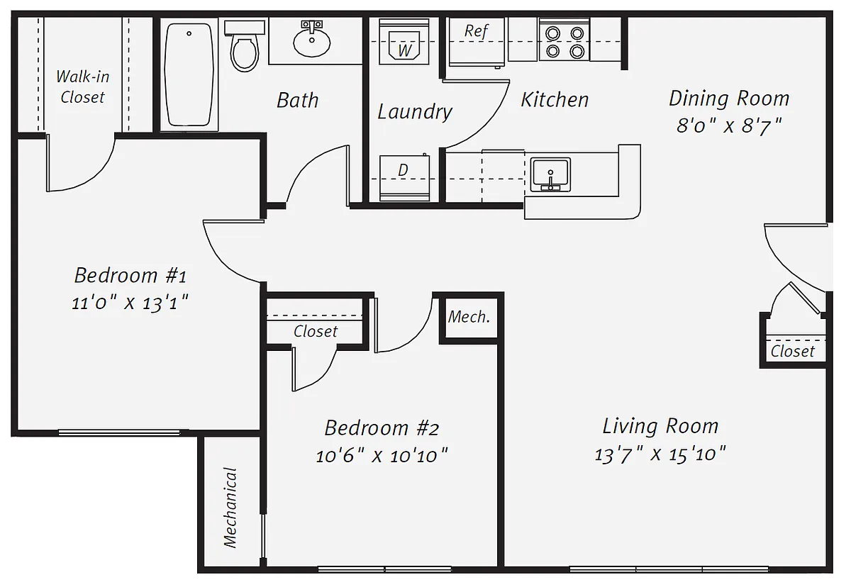 Floor plan B1