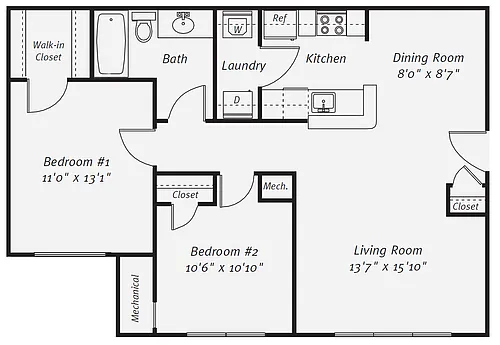 Floor plan B1