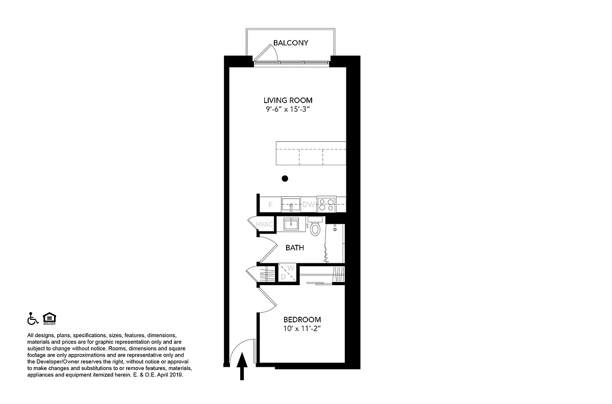 Floor plan The Detroiter