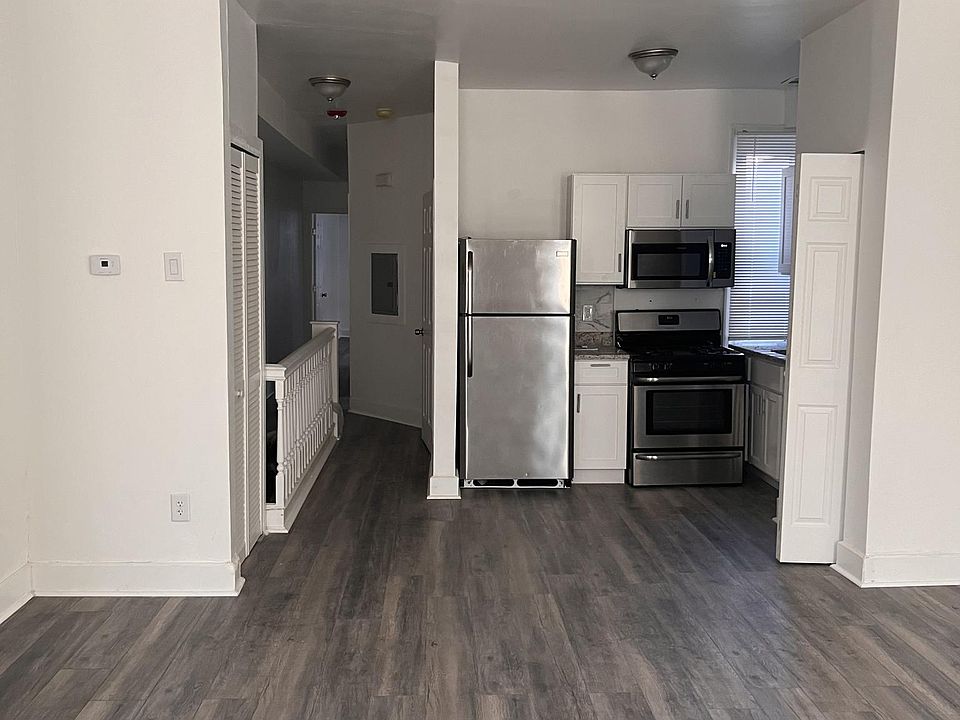 Newly renovated apartment. Open kitchen, leading into livingroom, stainless steel appliances, comes with refrigerator, cozy and comfy .