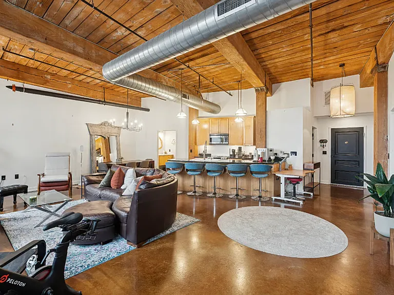Spacious and open living dining/kitchen area!