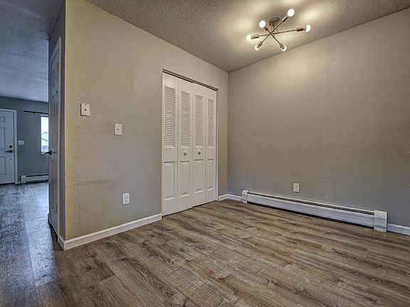dinning area in kitchen with cute lighting